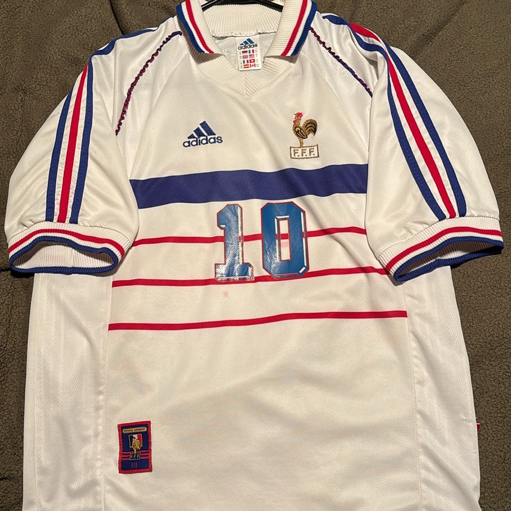 ADIDAS - 1998 France ‘ZIDANE’ Away World Cup Kit (Pre-World Cup Star)